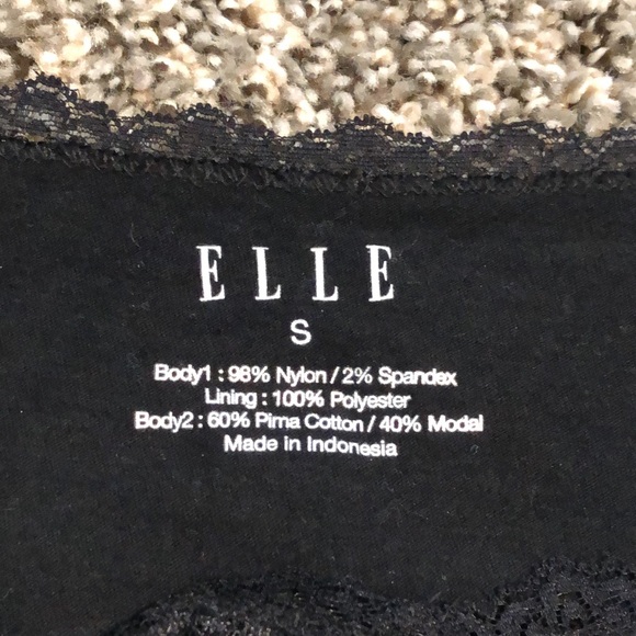 Black Lace ELLE Camisole Tank Top - Picture 2 of 5